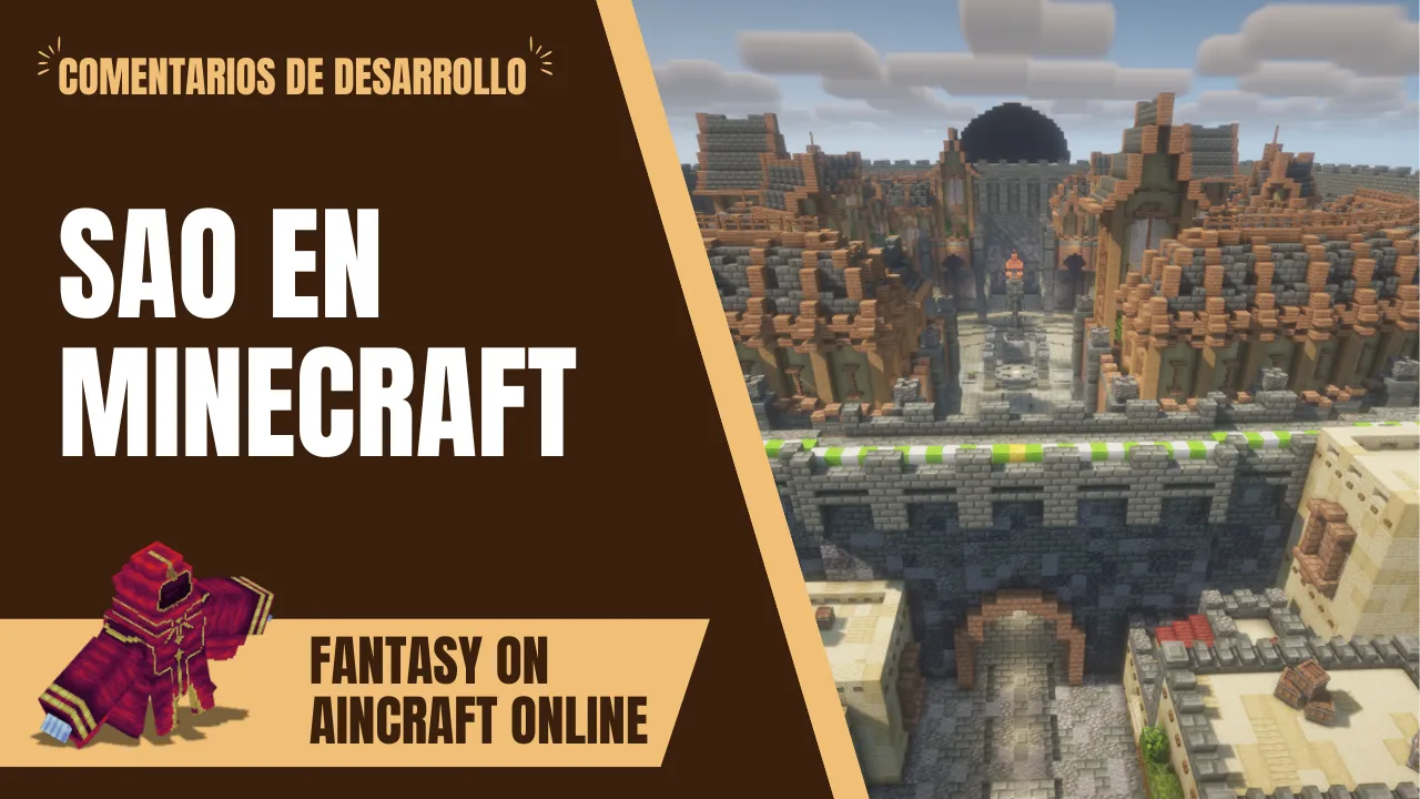 ⚔️ Sword Art Online en Minecraft EXISTE | Presentación de FAO 🏰